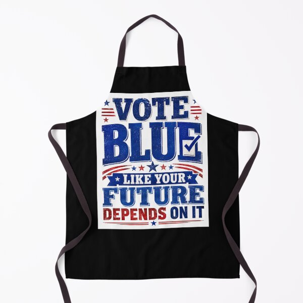 Item preview, Vote Blue Like Your Future Depends on It – Political Election Design designed and sold by MySheetMusicArt.