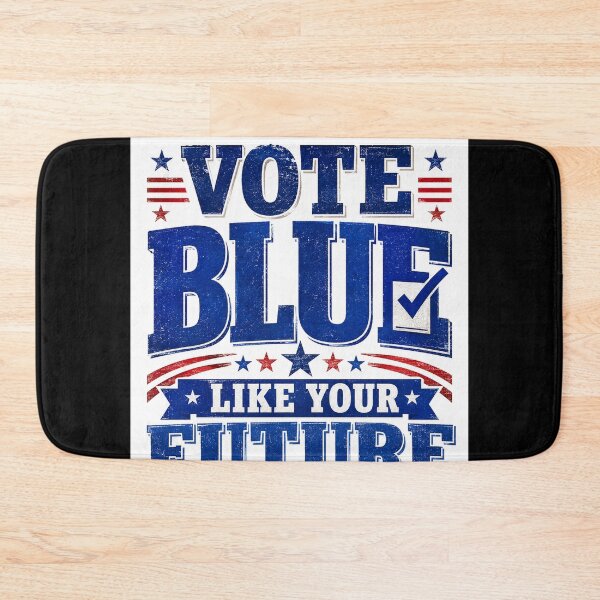 Item preview, Vote Blue Like Your Future Depends on It – Political Election Design designed and sold by MySheetMusicArt.