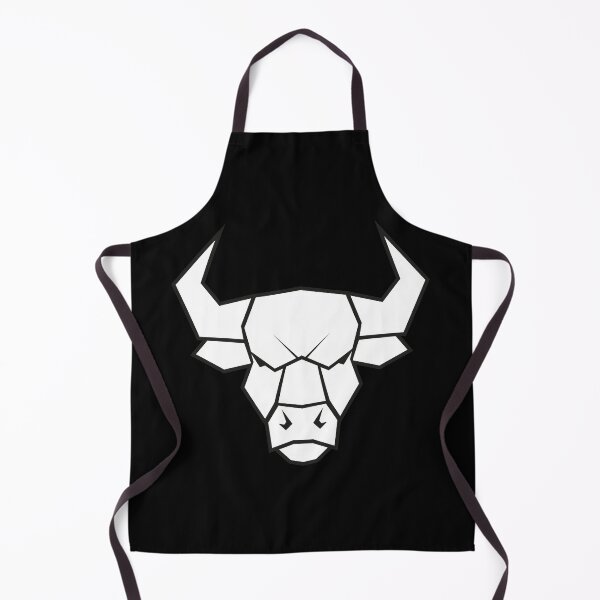 Item preview, Black and White Bull Head – Minimalist Western Bull Skull Style Design designed and sold by MerlinWear.