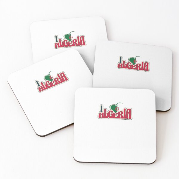 Item preview, I Love Algeria – Patriotic Algeria Flag Heart & Typography Design designed and sold by Sarah'sCreativeLab.