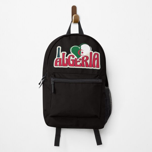 Item preview, I Love Algeria – Patriotic Algeria Flag Heart & Typography Design designed and sold by Sarah'sCreativeLab.
