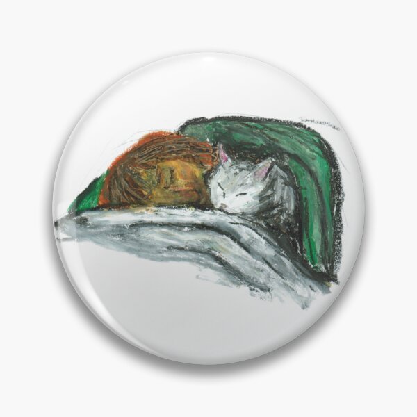 Item preview, Girl and Cat  designed and sold by alexcreatesart.