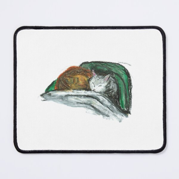 Item preview, Girl and Cat  designed and sold by alexcreatesart.