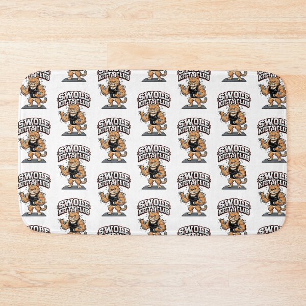 Item preview, Swole Kitty Club Gym Cat designed and sold by AliveStyle.