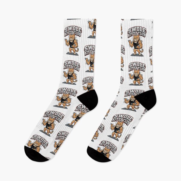 Item preview, Swole Kitty Club Gym Cat designed and sold by AliveStyle.