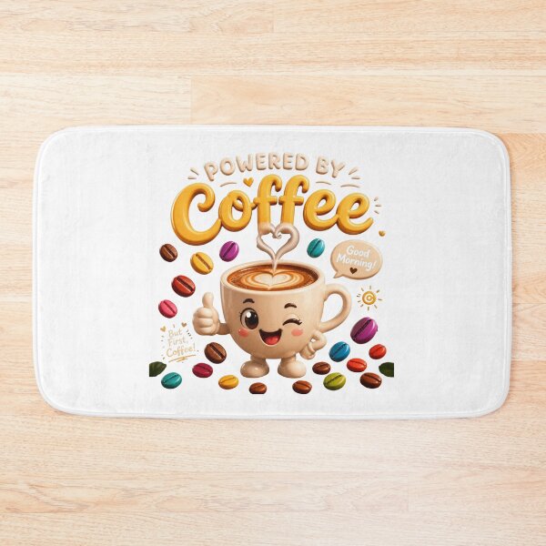 Item preview, Powered by coffee designed and sold by Tunarite.