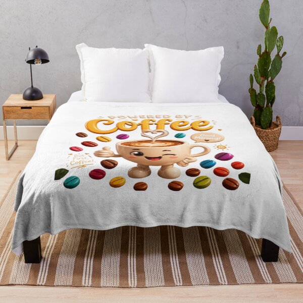Item preview, Powered by coffee designed and sold by Tunarite.