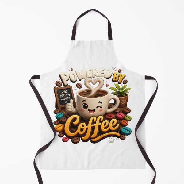 Item preview, Powered by coffee designed and sold by Tunarite.