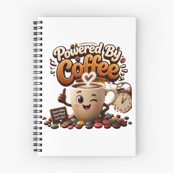 Item preview, Powered by coffee designed and sold by Tunarite.