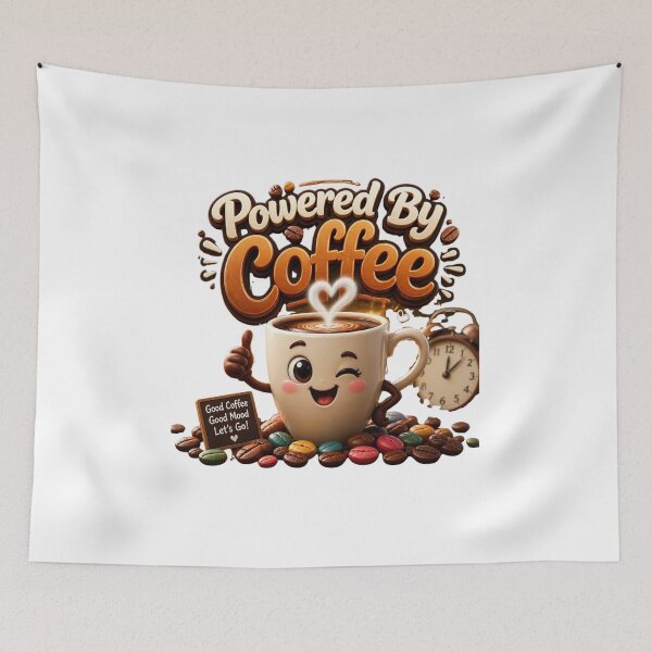 Item preview, Powered by coffee designed and sold by Tunarite.