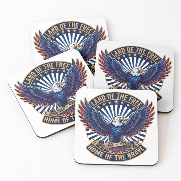 Item preview, Majestic Golden Eagle Emblem Land of Free designed and sold by pohapoha181.