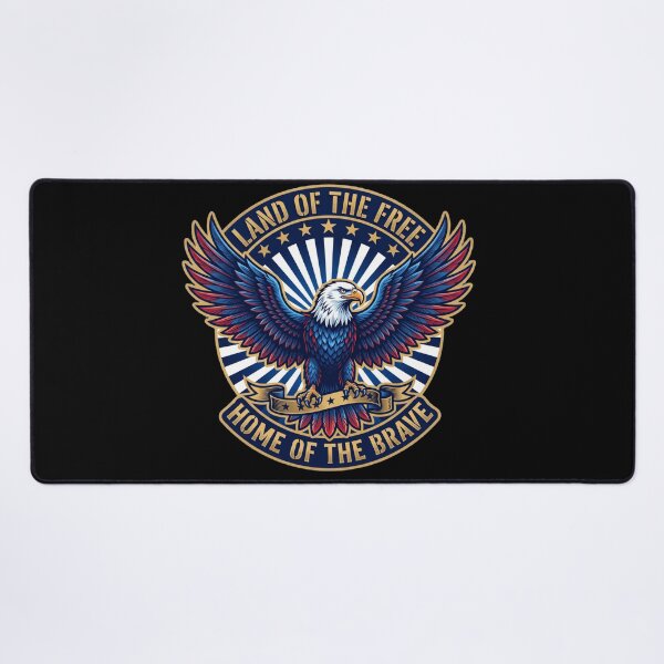 Item preview, Majestic Golden Eagle Emblem Land of Free designed and sold by pohapoha181.
