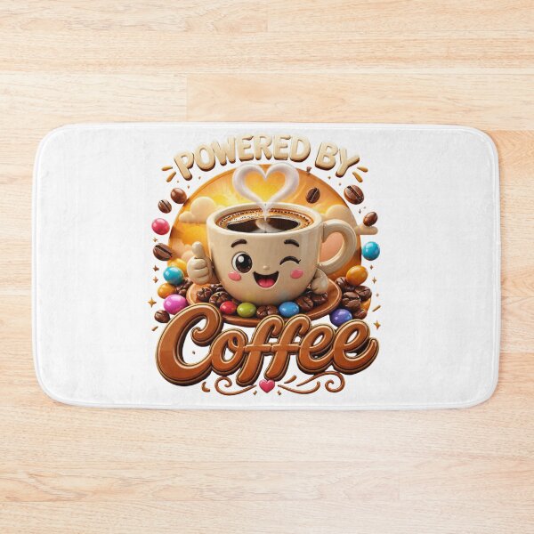 Item preview, Powered by coffee designed and sold by Tunarite.