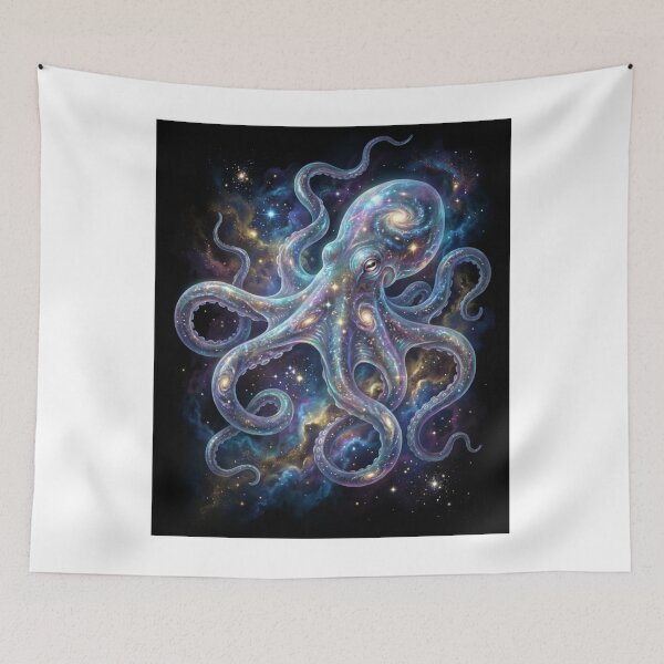 Item preview, Cosmic Voyager Octopus designed and sold by OddlySticky.