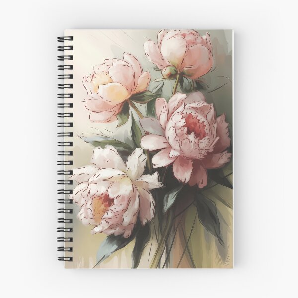 Item preview, Blush Pink Peonies Oil Painting Bouquet designed and sold by SellingWSarah17.
