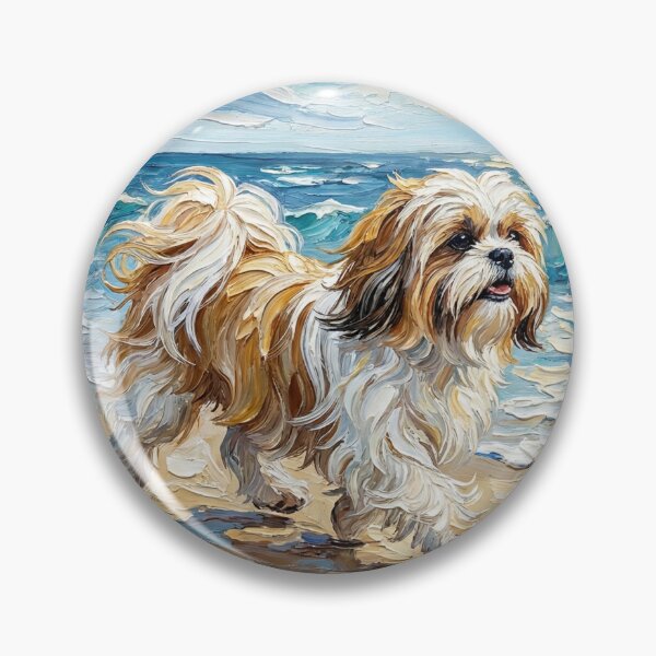 Item preview, Beach Days - Shih Tzu designed and sold by AjaTrier.