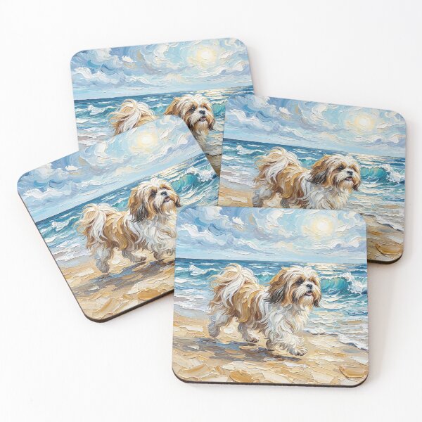 Item preview, Beach Days - Shih Tzu designed and sold by AjaTrier.
