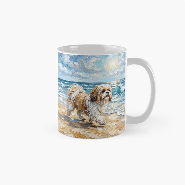 Item preview, Beach Days - Shih Tzu designed and sold by AjaTrier.