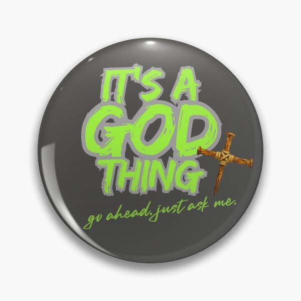 Item preview, It's a GOD thing - lime designed and sold by Cane & Abel Creations ..