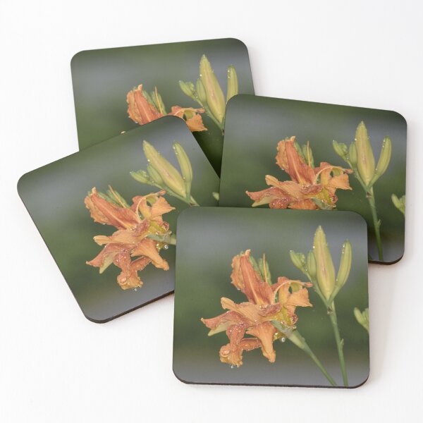 Item preview, Orange Daylily Macro Photography | Summer Garden Wall Art Print designed and sold by TathataPhotos.