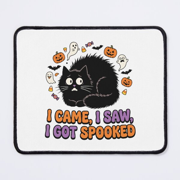 Item preview, I Came I Saw I Got Spooked Cat designed and sold by AliveStyle.