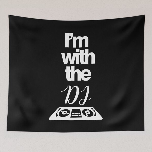 Item preview, I'm With The DJ Clubbing Beats Disc Jockey Turntable designed and sold by KNUXX Shop.