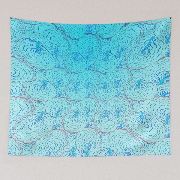 Item preview,  Agitated Pool - Abstract Ripple Water Pool Seamless Pattern designed and sold by MAMA.art.Rio <Marsailhe_Milward>.