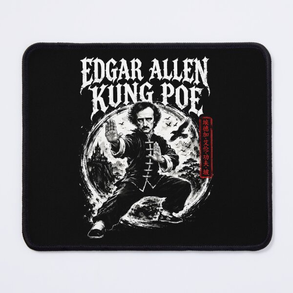 Item preview, Edgar Allen Kung Poe Gothic Martial Arts Parody designed and sold by Victor Shadehorn.