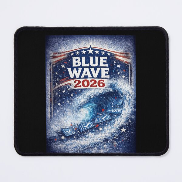 Item preview, Blue Wave 2026 – Vote Blue Political Election Design designed and sold by MySheetMusicArt.