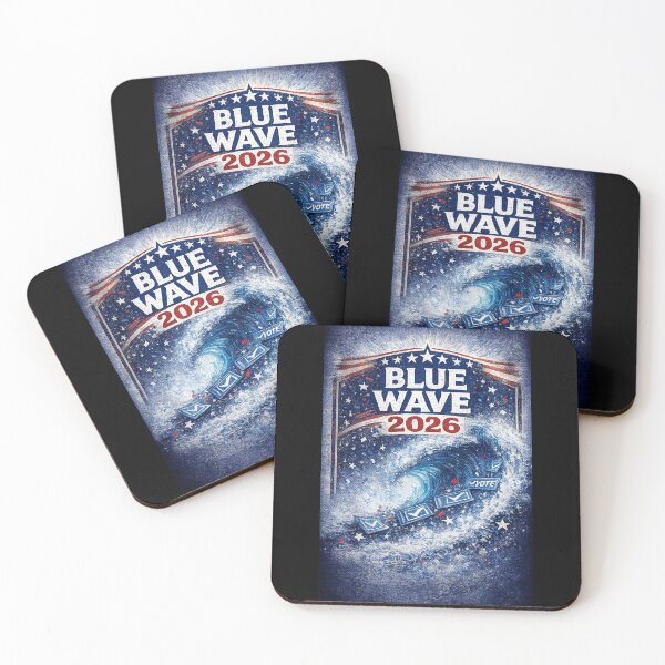 Item preview, Blue Wave 2026 – Vote Blue Political Election Design designed and sold by MySheetMusicArt.