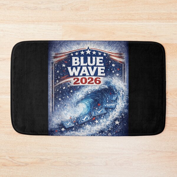 Item preview, Blue Wave 2026 – Vote Blue Political Election Design designed and sold by MySheetMusicArt.