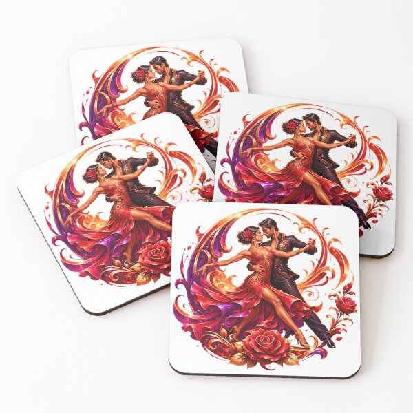 Item preview, Red Rose Tango Dance designed and sold by syotos-ai.