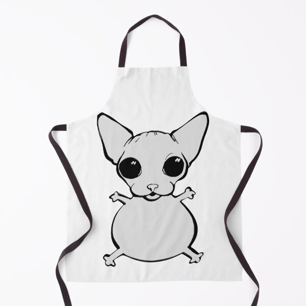 Item preview, Cute Big Belly Bald Cat | Chubby Hairless Kitty | Adorable Animal Illustration designed and sold by DawnColony.