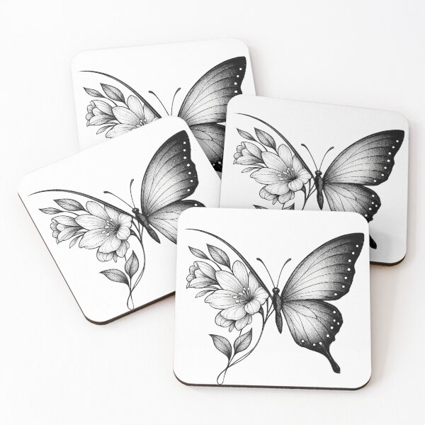Item preview, Floral Butterfly - Half Flowers, Half Wings designed and sold by ramo7.