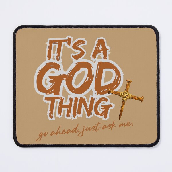 Item preview, It's a GOD thing - mocha designed and sold by Cane & Abel Creations ..