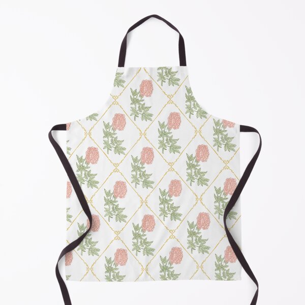 Item preview, Vintage peony flower diamond pattern designed and sold by LKL-Designs.