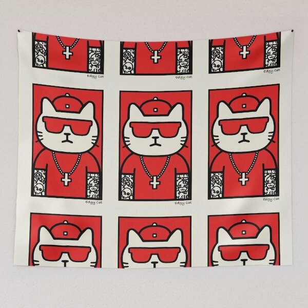 Item preview, Edgy Cat designed and sold by bixdesign.