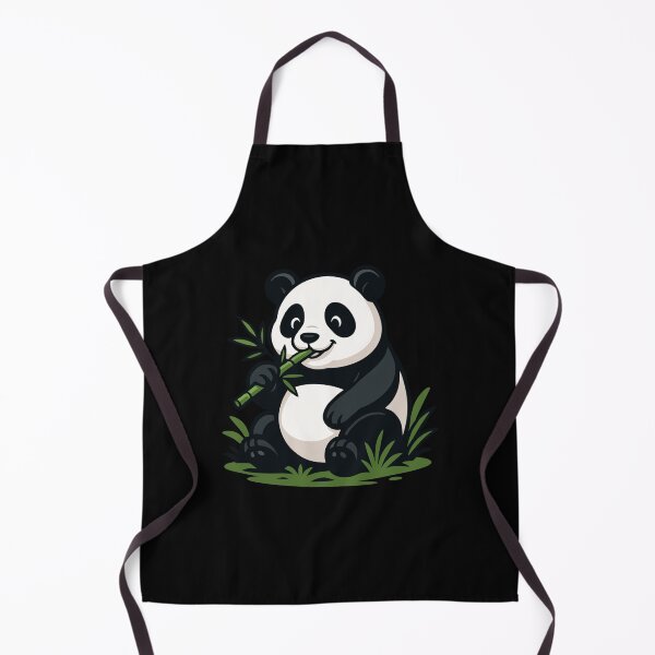 Item preview, Cute Panda Eating Bamboo Kawaii Art designed and sold by Nadiename.