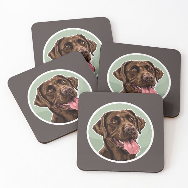 Item preview, Chocolate Lab 1A designed and sold by CrumbBumStudio.