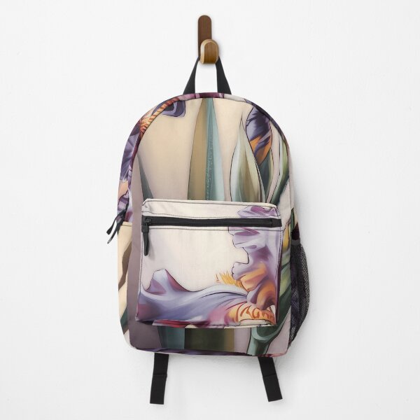 Item preview, Purple Iris Oil Painting with Ruffled Petals designed and sold by SellingWSarah17.