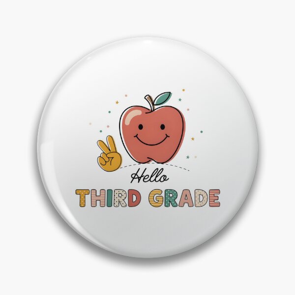 Item preview, Hello Third Grade Cute Apple Back to School designed and sold by dragonbol023.