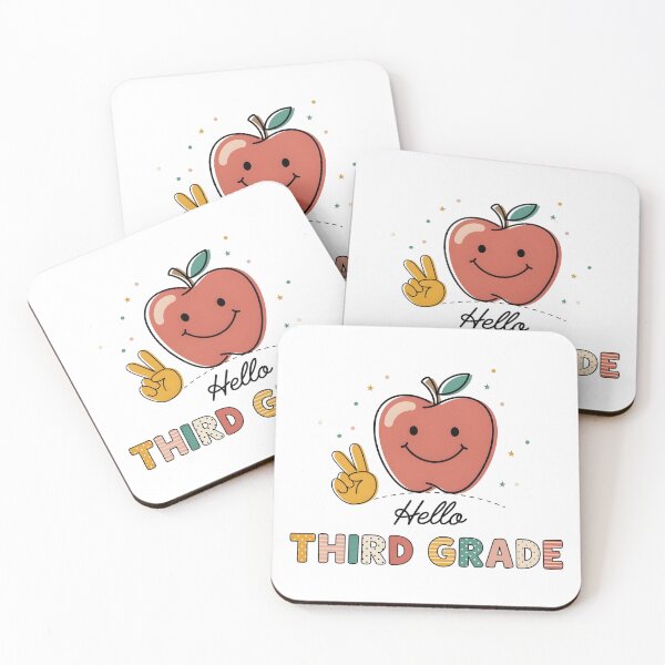Item preview, Hello Third Grade Cute Apple Back to School designed and sold by dragonbol023.