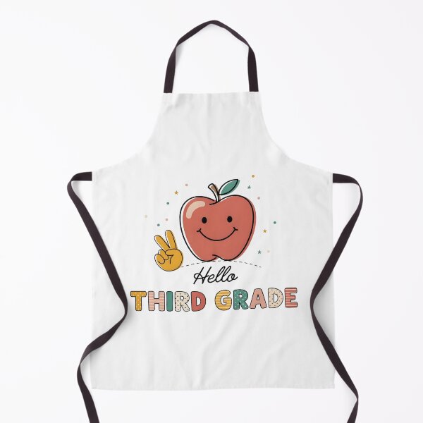 Item preview, Hello Third Grade Cute Apple Back to School designed and sold by dragonbol023.