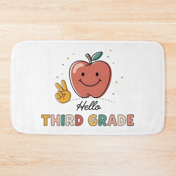 Item preview, Hello Third Grade Cute Apple Back to School designed and sold by dragonbol023.