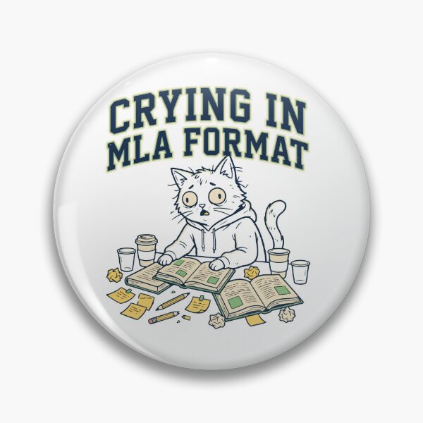 Item preview, Crying in MLA Format Study Cat designed and sold by AliveStyle.