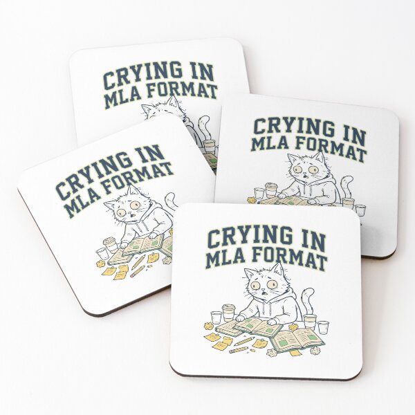 Item preview, Crying in MLA Format Study Cat designed and sold by AliveStyle.