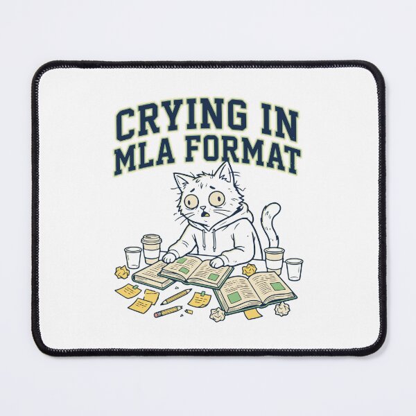 Item preview, Crying in MLA Format Study Cat designed and sold by AliveStyle.