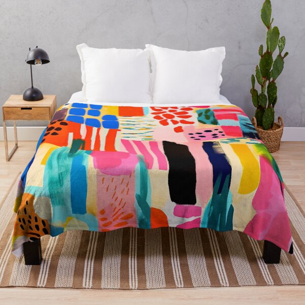 Item preview, Vibrantly Colorful Trendy Abstract Designs Modern Art designed and sold by DEC02.