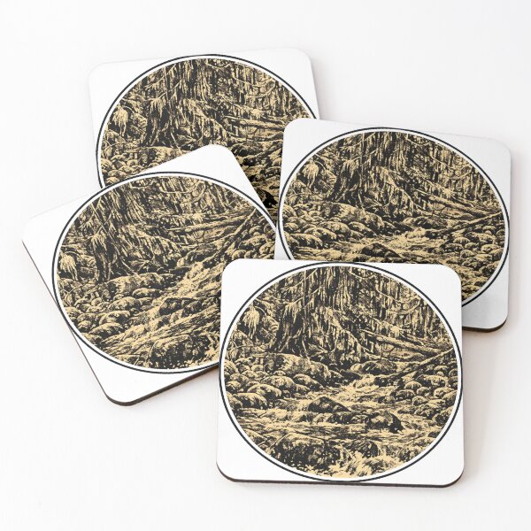 Item preview, Olympic National Forest Stream | Ink Art Nature designed and sold by Linoluca.