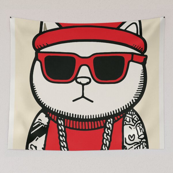 Item preview, Cool Cat designed and sold by bixdesign.
